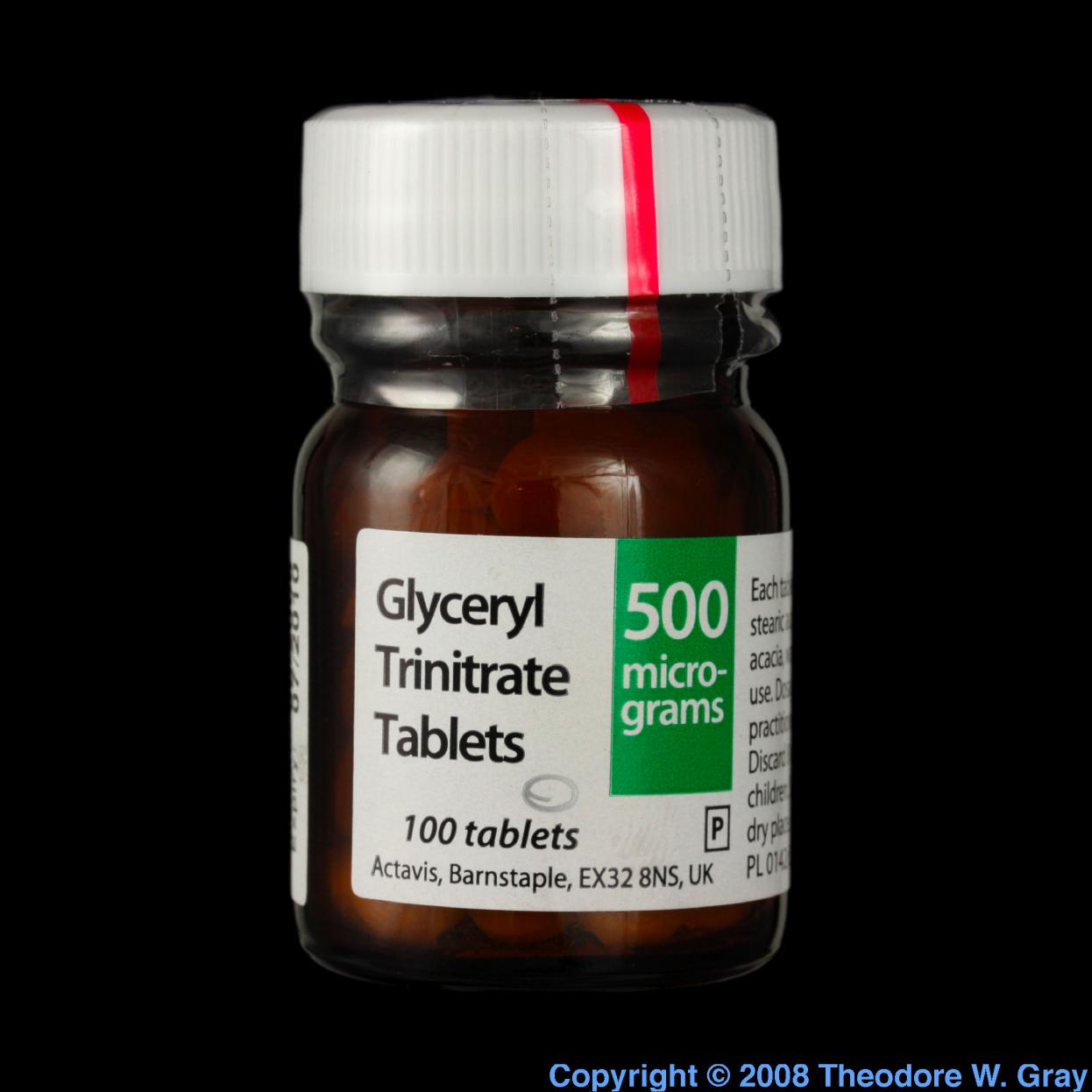 nitroglycerin tablets side effects