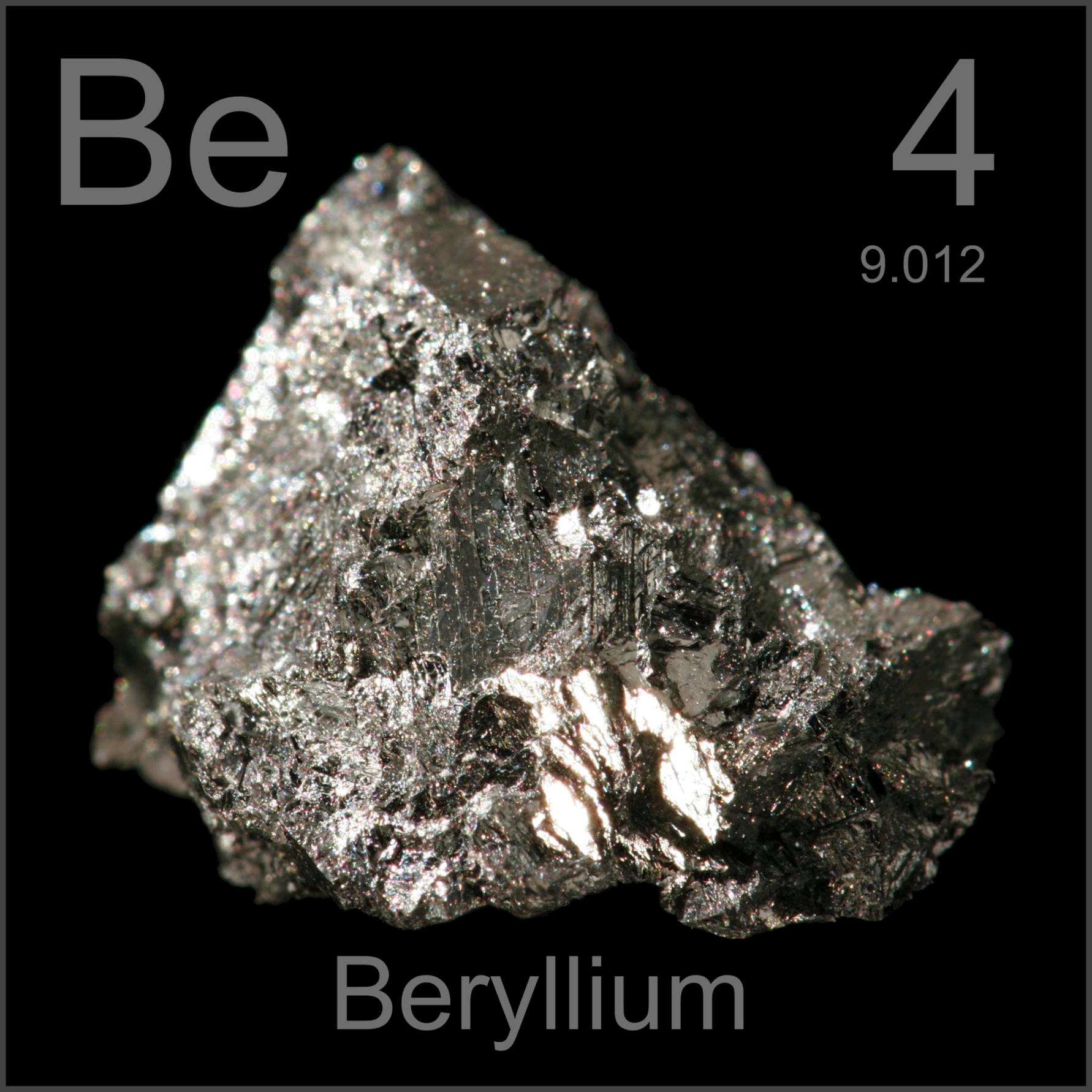 Beryllium Crystalline lumps, 99.9%