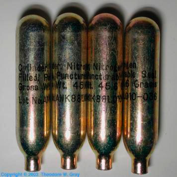 Nitrogen Small military cylinder