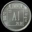 Aluminum Element coin