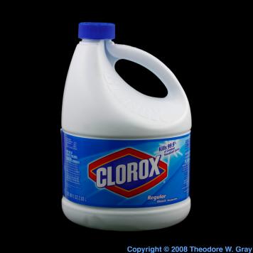 Chlorine Clorox bleach