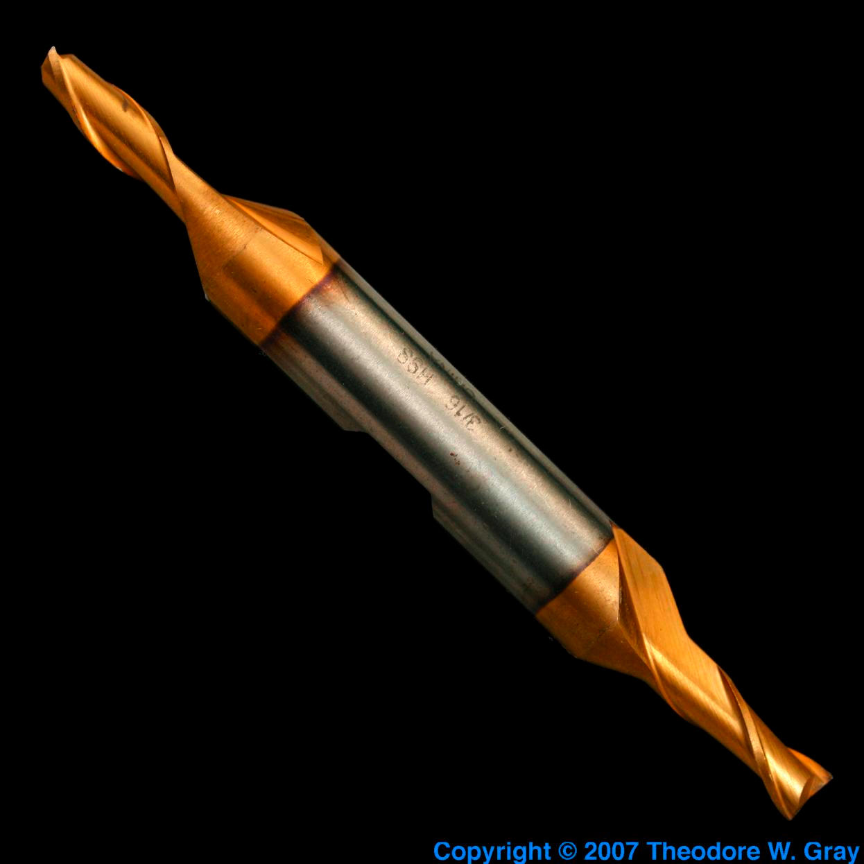 Titanium Titanium nitride coated bit