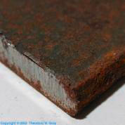 Iron Rusty iron plate