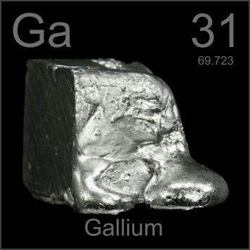 Gallium Dali cube