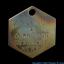 Zirconium Wah Chang tag, hexagonal