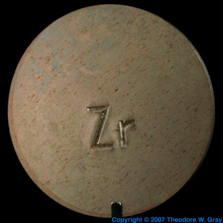 Zirconium Corrosion test token