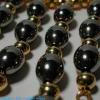 Ruthenium Necklace with ruthenium beads