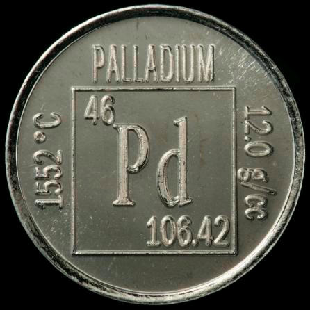 Palladium Element coin