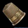 Silver Antique sterling thimble