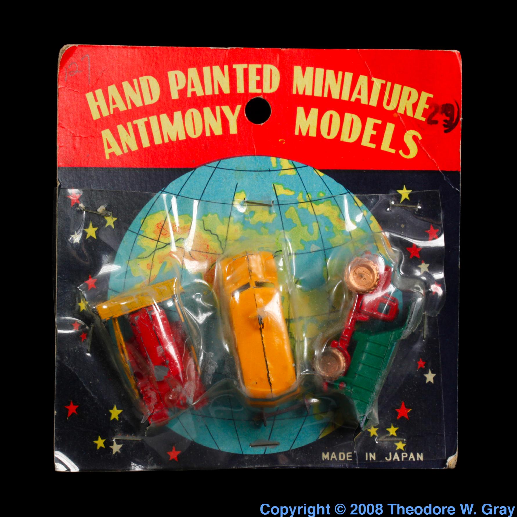 Antimony Hand Painted Miniature Antimony Models