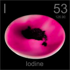 Iodine Plate of evaporating pellets