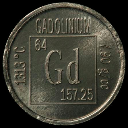 Gadolinium Element coin