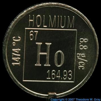 Holmium Element coin