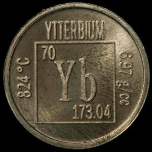 Ytterbium Element coin