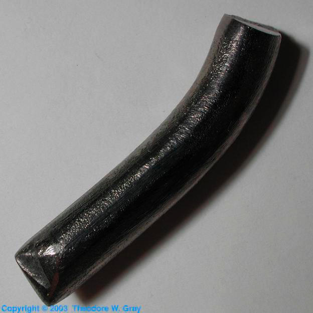 Tantalum Length of rod, bent