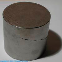 Tungsten Surplus 11 pound metal cylinder