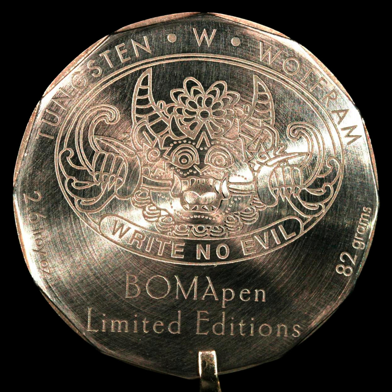 Tungsten Solid tungsten coin