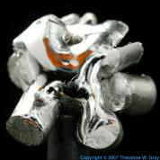 Tungsten Ugly partially melted cluster