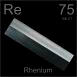 Rhenium Machined bar