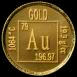 Gold Element coin