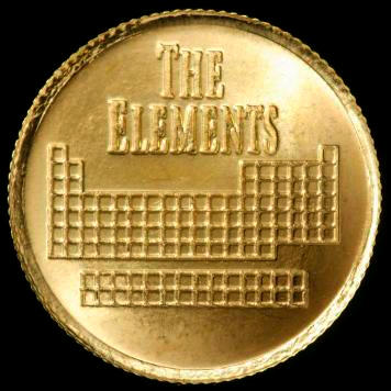 Gold Element coin