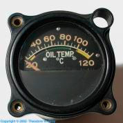 Radium Oil temperature gauge luminous dial