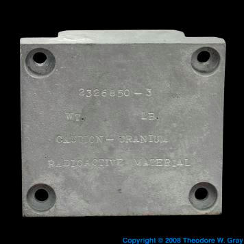 Uranium Depleted Uranium Counterweight