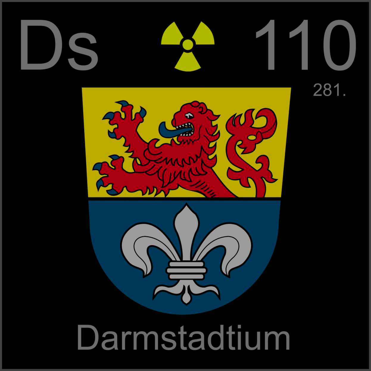 Darmstadtium Poster sample