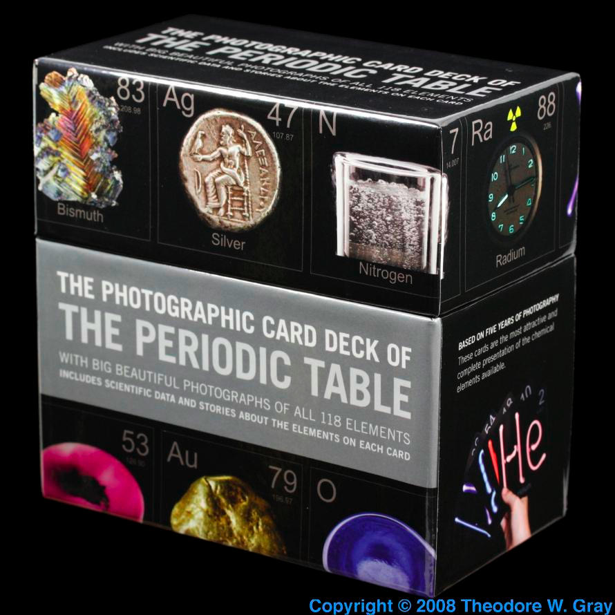 Californium Photo Card Deck of the Elements