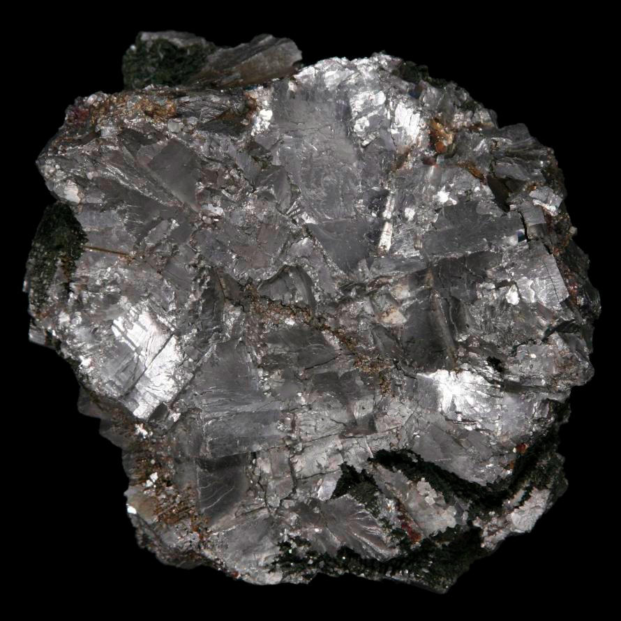 Iron Encrusted ferrochrome crystal