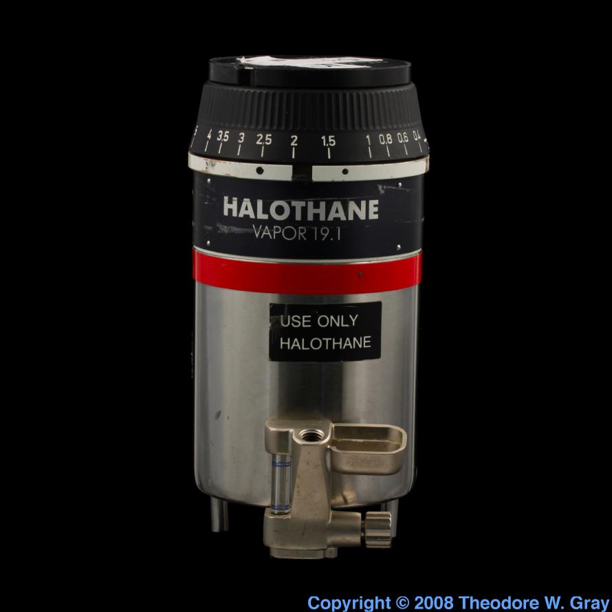 Chlorine Halothane vaporizer