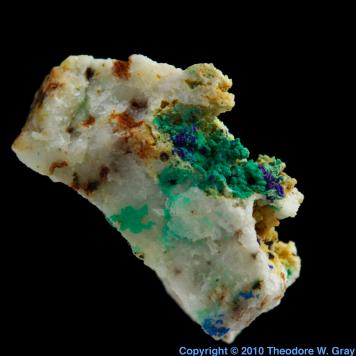 Hydrogen Azurite and Malachite