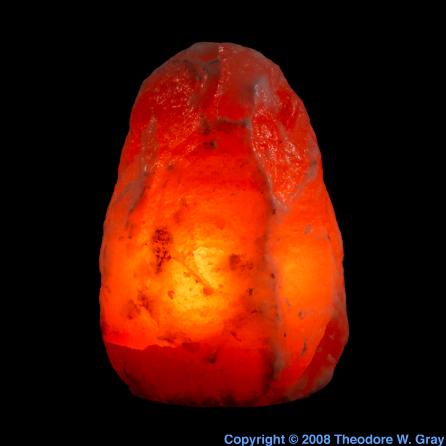 Lanthanum Himalayan salt lamp