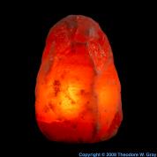 Cesium Himalayan salt lamp