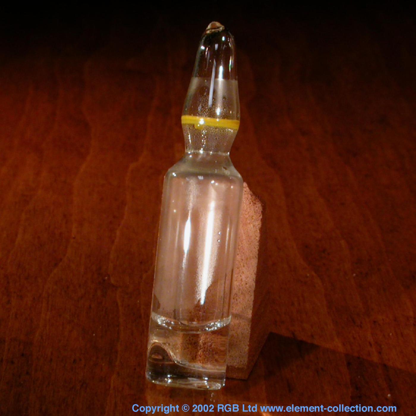 Ampoule of heavy water