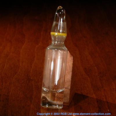 Ampoule of heavy water