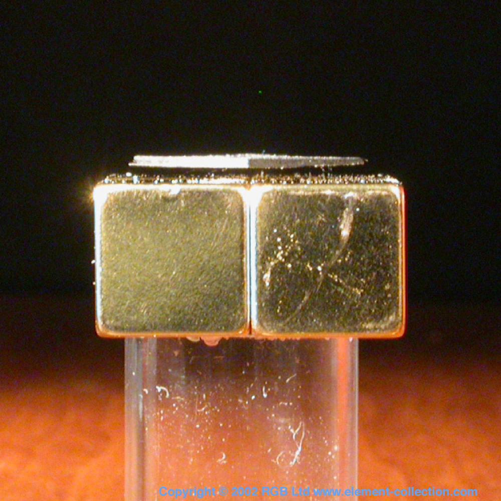 Levitating pyrolytic graphite