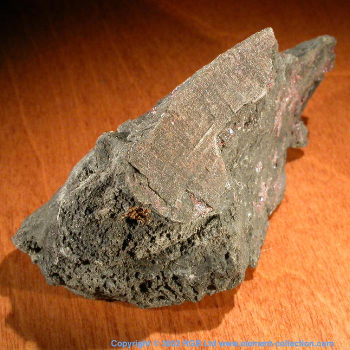 Native Arsenic with Proustile