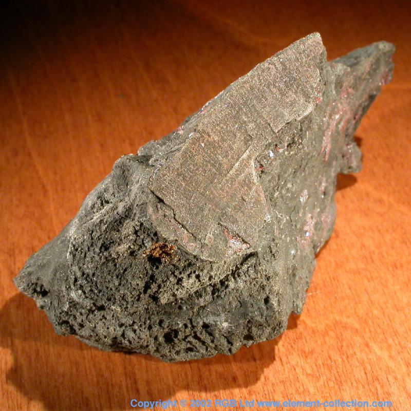 Native Arsenic with Proustile