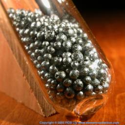 Beads in ampoule