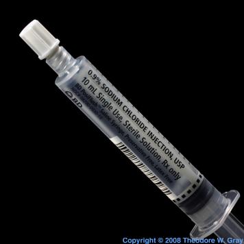 Technetium Milking syringe