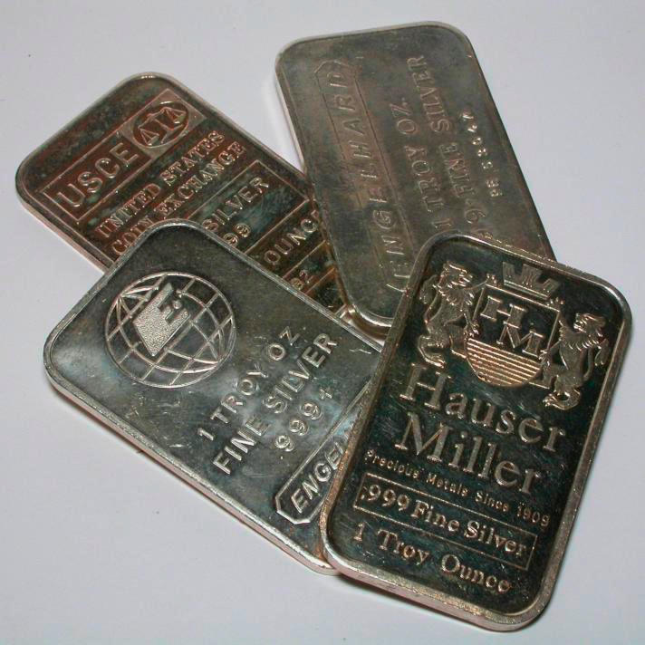 Silver Bullion bars