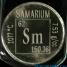Samarium Element coin