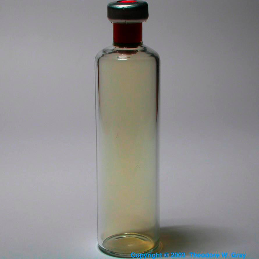 Chlorine Gas in vial