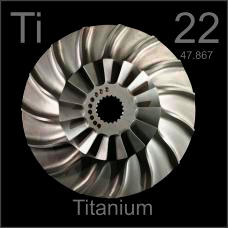 Titanium Blisk Bladed Impeller Disk