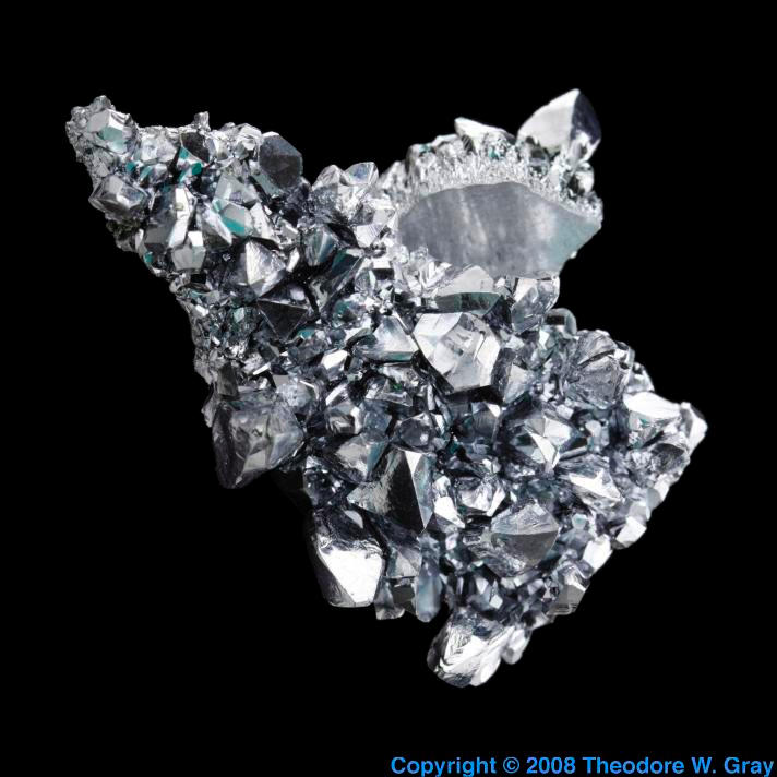 Chromium Vapor deposited crystals