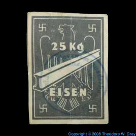 Iron Nazi iron certificate scrip