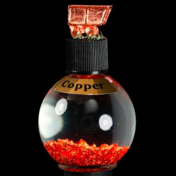 Copper Copper leaf in bottle