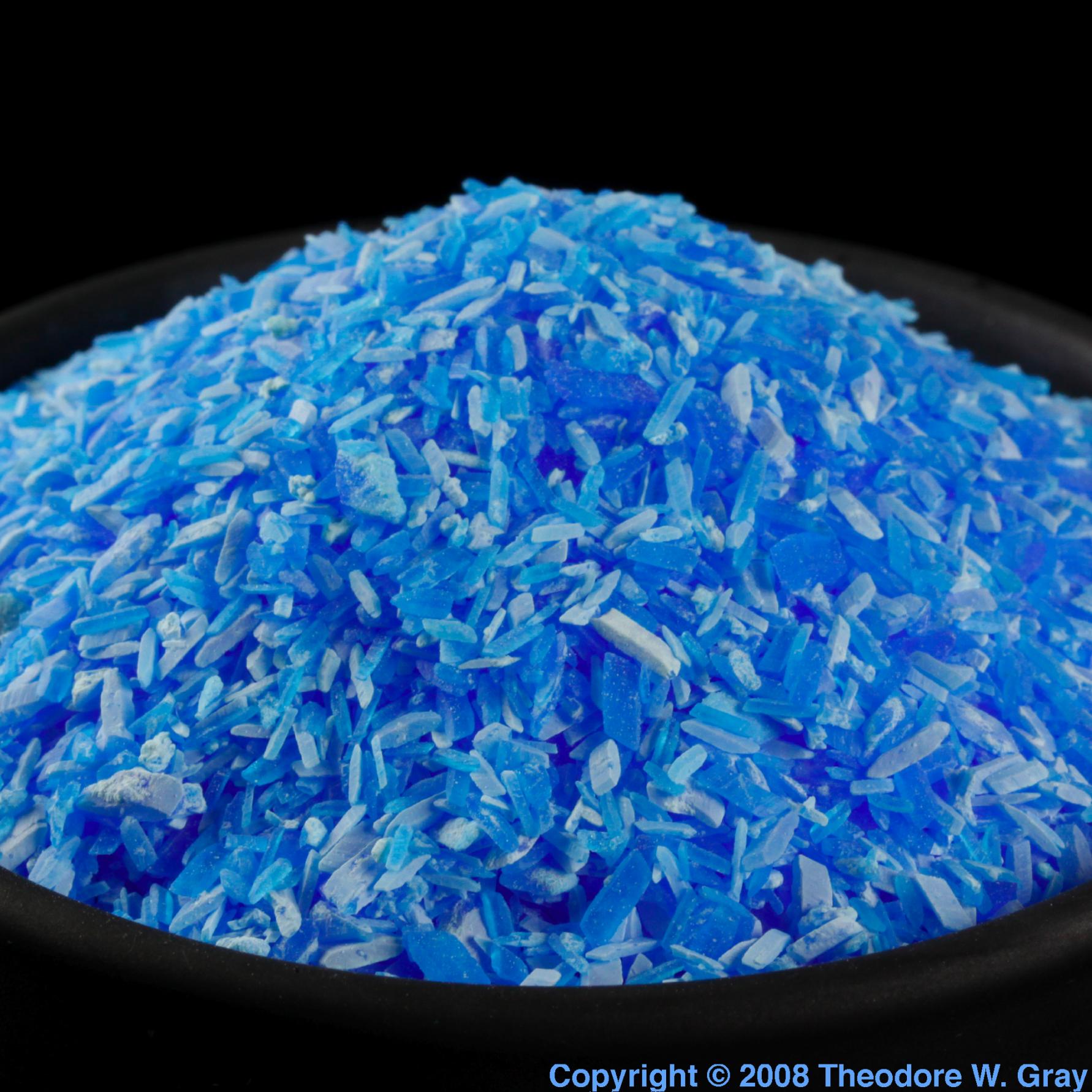 Copper Copper sulfate drain cleaner