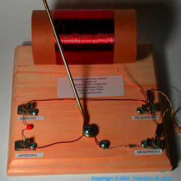 Germanium Antique-style crystal radio kit
